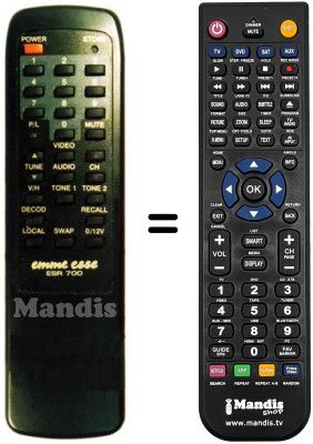 Mando a distancia equivalente ESR 700