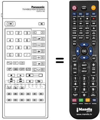 Mando a distancia equivalente EUR 51140