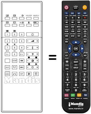 Replacement remote control FB 100