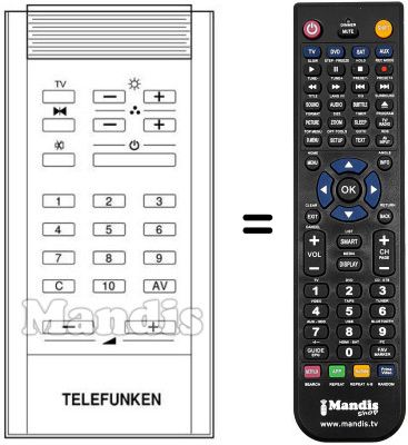 Replacement remote control FB 185