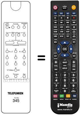 Replacement remote control FB 345