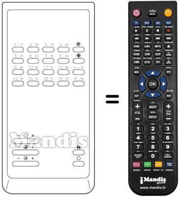 Replacement remote control FB 40