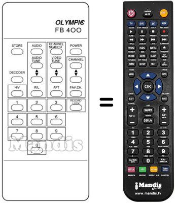 Replacement remote control FB 400