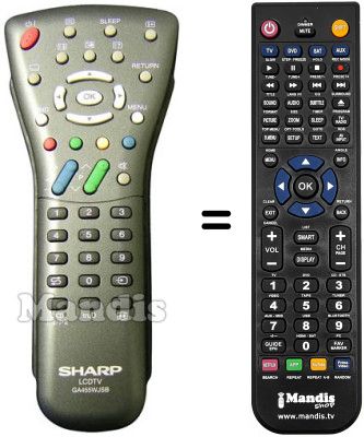 Replacement remote control GA 455 WJSB