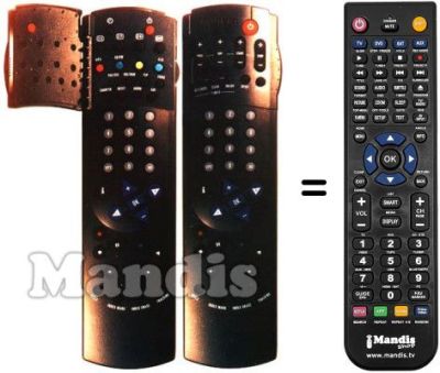 Replacement remote control Grundig GV-5050 VPS