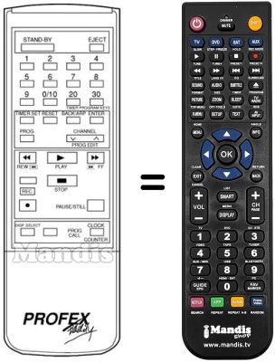 Comandament a dist&agrave;ncia equivalent HQS-200