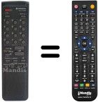 Replacement remote control 2572281