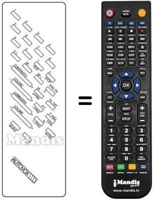 Mando a distancia equivalente INFRARED 2030