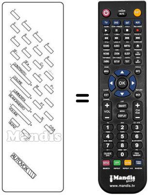 Mando a distancia equivalente INFRARED 2060