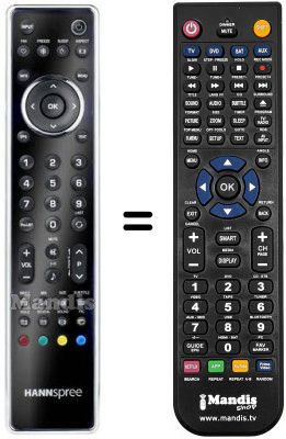 Mando a distancia equivalente Hannspree ST558-MBW