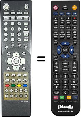 Replacement remote control NordMende NM 3205 SE Replacement remote control NordMende NM 3205 SE