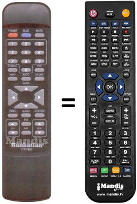 Mando a distancia equivalente LTP 7600