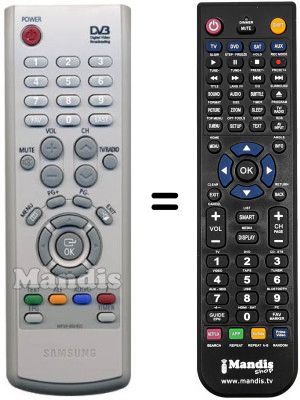 Replacement remote control Samsung DCB 9401 R
