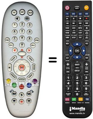 Replacement remote control PILOTIME CANAL SATELLITE