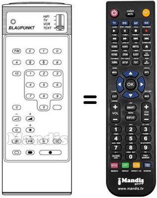 Replacement remote control PK 100 S