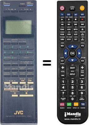 Mando a distancia equivalente JVC HR-D530 E