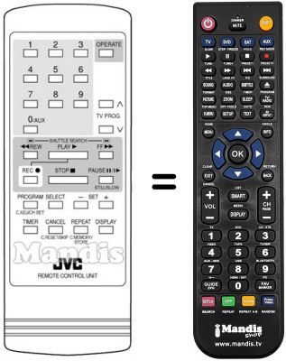 Replacement remote control PQ 21206 C