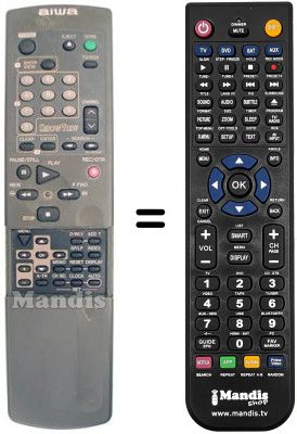 Comandament a distància equivalent RC-6VR08