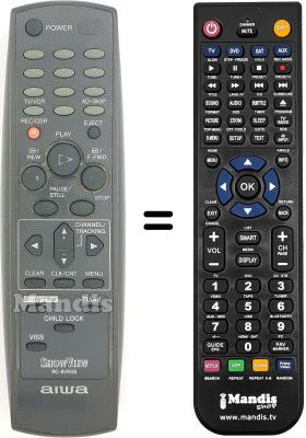 Comandament a distància equivalent RC-8VR09