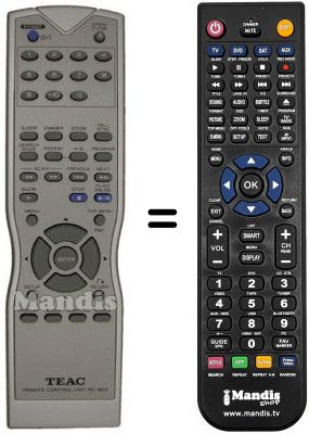 Replacement remote control RC-925