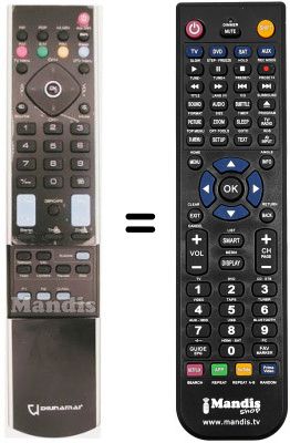Replacement remote control DIUNAMAI NEW BIOS 37'