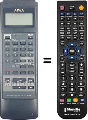Comandament a distància equivalent RC-TG50P