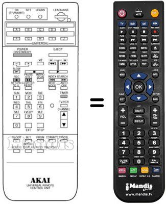 Mando a distancia equivalente RC-V56A
