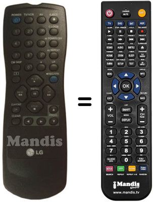 Replacement remote control 3139 228 87561