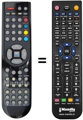 Replacement remote control RC 1166