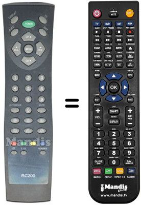 Replacement remote control Medion MD 42220