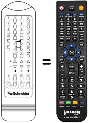 Mando a distancia equivalente RC 201