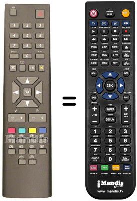 Mando a distancia equivalente RC 2445