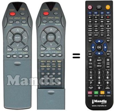 Mando a distancia equivalente BS 2210 Mando a distancia equivalente BS 2210