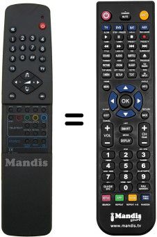 Mando a distancia equivalente RC 647340