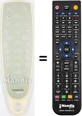 Comandament a distància equivalent Thomson SUGAR Comandament a distància equivalent Thomson SUGAR