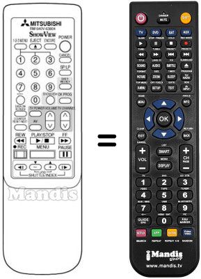 Mando a distancia equivalente RM 640V-63804 Mando a distancia equivalente RM 640V-63804