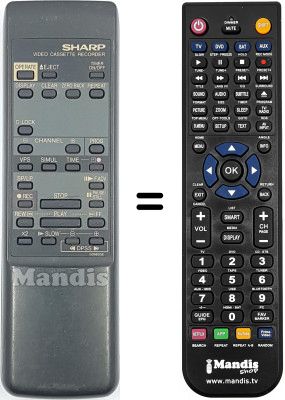 Replacement remote control RRMCG 0960 GE