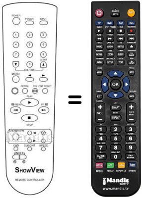 Mando a distancia equivalente STERN RV 820 S