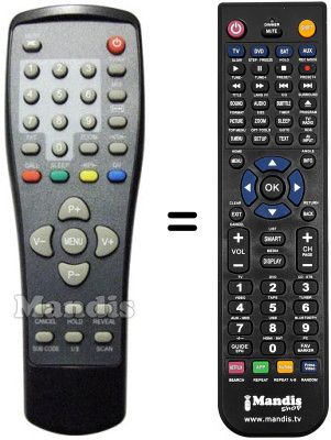 Mando a distancia equivalente Schaub Lorenz SL 20C1 U