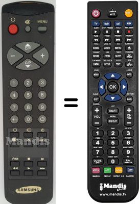 Replacement remote control 3F14-00038-091