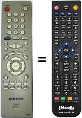 Comandament a distància equivalent 00092 T