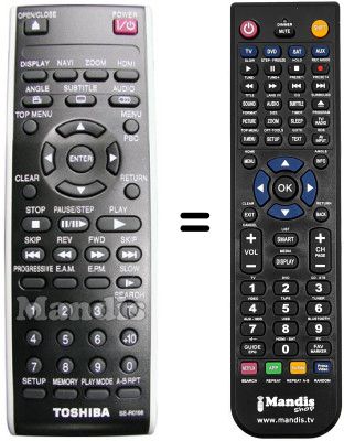 Replacement remote control SE-R0168