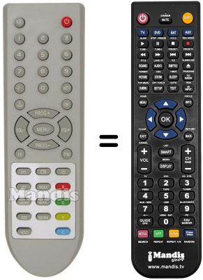 Replacement remote control Sinudyne 20250 MFV