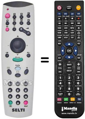 Mando a distancia equivalente CRISTALTEC MPD 4230 BE