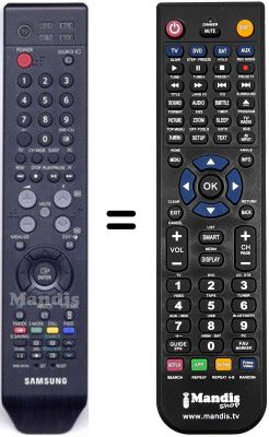 Replacement remote control BN59-00539A Replacement remote control BN59-00539A