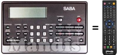 Mando a distancia equivalente TC 6720 I