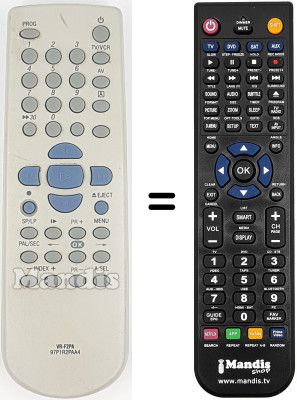Comandament a distància equivalent VRF 2 PA