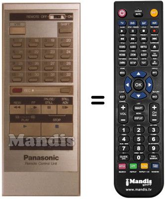 Mando a distancia equivalente VSQ 0419