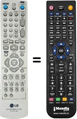 Replacement remote control LG DR-175