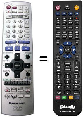 Mando a distancia equivalente National DMRE-S30 V